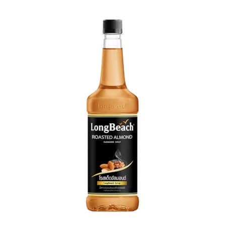 น้ำเชื่อม ลองบีช กลิ่น อัลมอนด์คั่ว ขนาด 740ML._0